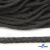 Шнур плетеный d-6 мм круглый, 70% хлопок 30% полиэстер, уп.90+/-1 м, цв.1088-т.серый - купить в Первоуральске. Цена: 594 руб.