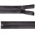 Молния водонепроницаемая PVC Т-7, 60 см, разъемная, цвет (301) т.серый - купить в Первоуральске. Цена: 49.39 руб.