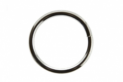 Кольцо металлическое d-32 мм, цв.-никель - купить в Первоуральске. Цена: 3.57 руб.
