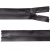 Молния водонепроницаемая PVC Т-7, 20 см, неразъемная, цвет (301)-т.серый - купить в Первоуральске. Цена: 21.56 руб.
