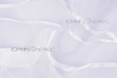 Органза деворэ 686 "Кристина" С1 (белый), 280 см - купить в Первоуральске. Цена 571.15 руб.