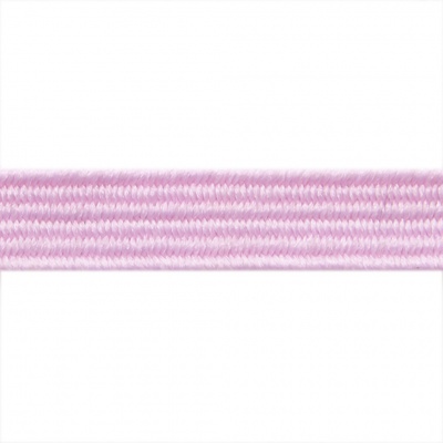 Резиновые нити с текстильным покрытием, шир. 6 мм ( упак.30 м/уп), цв.- 80-розовый - купить в Первоуральске. Цена: 155.22 руб.