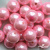 0404-00108-Бусины пластиковые под жемчуг "ОмТекс", 16 мм, (уп.50гр=24+/-1шт) цв.101-св.розовый - купить в Первоуральске. Цена: 44.18 руб.