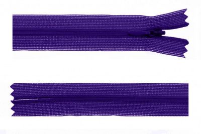 Молния потайная Т3 866, 50 см, капрон, цвет фиолетовый - купить в Первоуральске. Цена: 8.62 руб.