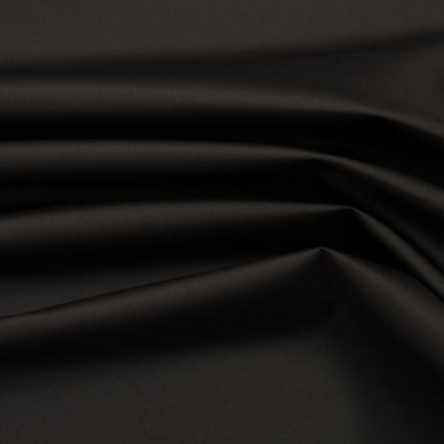Курточная ткань Дюэл (дюспо), PU/WR/Milky, 80 гр/м2, шир.150см, цвет чёрный - купить в Первоуральске. Цена 141.80 руб.