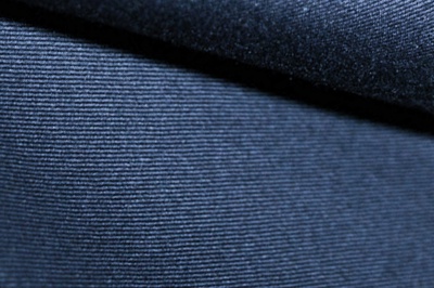 Ткань костюмная 8874/3, цвет темно-синий, 100% полиэфир - купить в Первоуральске. Цена 433.60 руб.