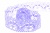 Тесьма кружевная 0621-2063, шир. 40 мм/уп. 20+/-1 м, цвет 107-фиолет - купить в Первоуральске. Цена: 933.93 руб.