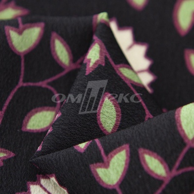 Плательная ткань "Фламенко" 10.1, 80 гр/м2, шир.150 см, принт растительный - купить в Первоуральске. Цена 243.96 руб.
