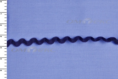 Тесьма плетеная "Вьюнчик"/т.синий - купить в Первоуральске. Цена: 48.03 руб.