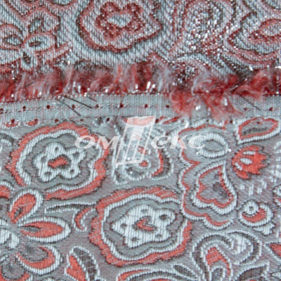 Ткань костюмная жаккард, 135 гр/м2, шир.150см, цвет красный№12 - купить в Первоуральске. Цена 446.43 руб.