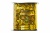 Пайетки "ОмТекс" на нитях, SILVER SHINING, 6 мм F / упак.91+/-1м, цв. 48 - золото - купить в Первоуральске. Цена: 356.19 руб.