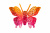 Бабочка декоративная пластиковая #10 - купить в Первоуральске. Цена: 7.09 руб.
