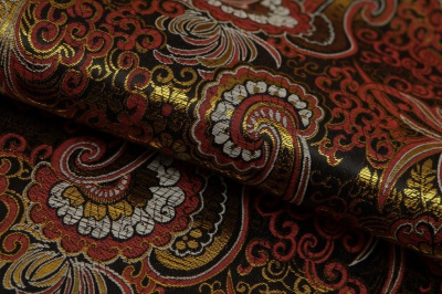 Ткань костюмная жаккард, 135 гр/м2, шир.150см, цвет бордо№6 - купить в Первоуральске. Цена 441.95 руб.