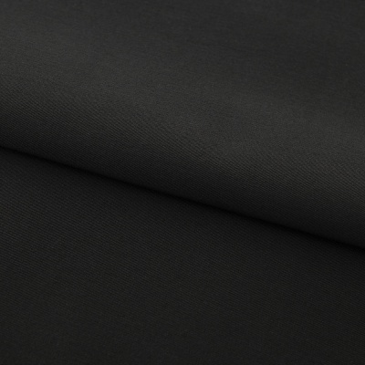 Костюмная ткань с вискозой "Меган", 210 гр/м2, шир.150см, цвет чёрный - купить в Первоуральске. Цена 378.55 руб.