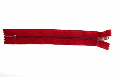 Спиральная молния Т5 820, 18 см, автомат, цвет красный - купить в Первоуральске. Цена: 8.41 руб.