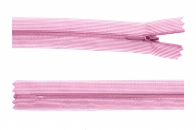 Молния потайная Т3 513, 60 см, капрон, цвет св.розовый - купить в Первоуральске. Цена: 10.13 руб.