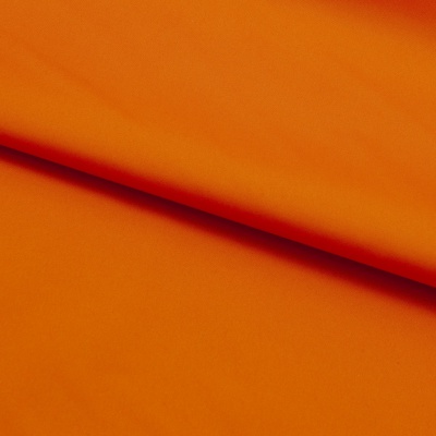 Поли понж (Дюспо) 17-1350, PU/WR, 65 гр/м2, шир.150см, цвет оранжевый - купить в Первоуральске. Цена 82.93 руб.
