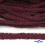 Шнур плетеный d-6 мм круглый, 70% хлопок 30% полиэстер, уп.90+/-1 м, цв.1070-бордовый - купить в Первоуральске. Цена: 588 руб.