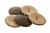 Деревянные украшения для рукоделия пуговицы "Кокос" #2 - купить в Первоуральске. Цена: 33.11 руб.